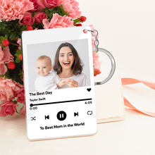 Load image into Gallery viewer, 定制设计器-spotify亚克力钥匙扣SKL1410-1412-高玥
