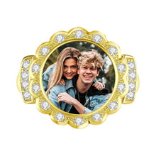 Load image into Gallery viewer, MM-传图圆形裁剪戒指TC344A、TC344B、TC344C
