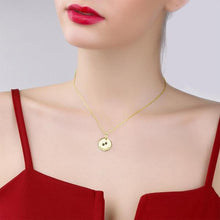 Load image into Gallery viewer, Longitude Latitude Necklace（弧形经纬度项链）
