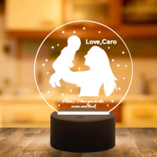 Load image into Gallery viewer, Custom 3D night light best anniversary gift for wife and baby - MyPhotoKeychain
