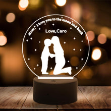 Load image into Gallery viewer, Custom 3D night light best anniversary gift for wife and baby - MyPhotoKeychain
